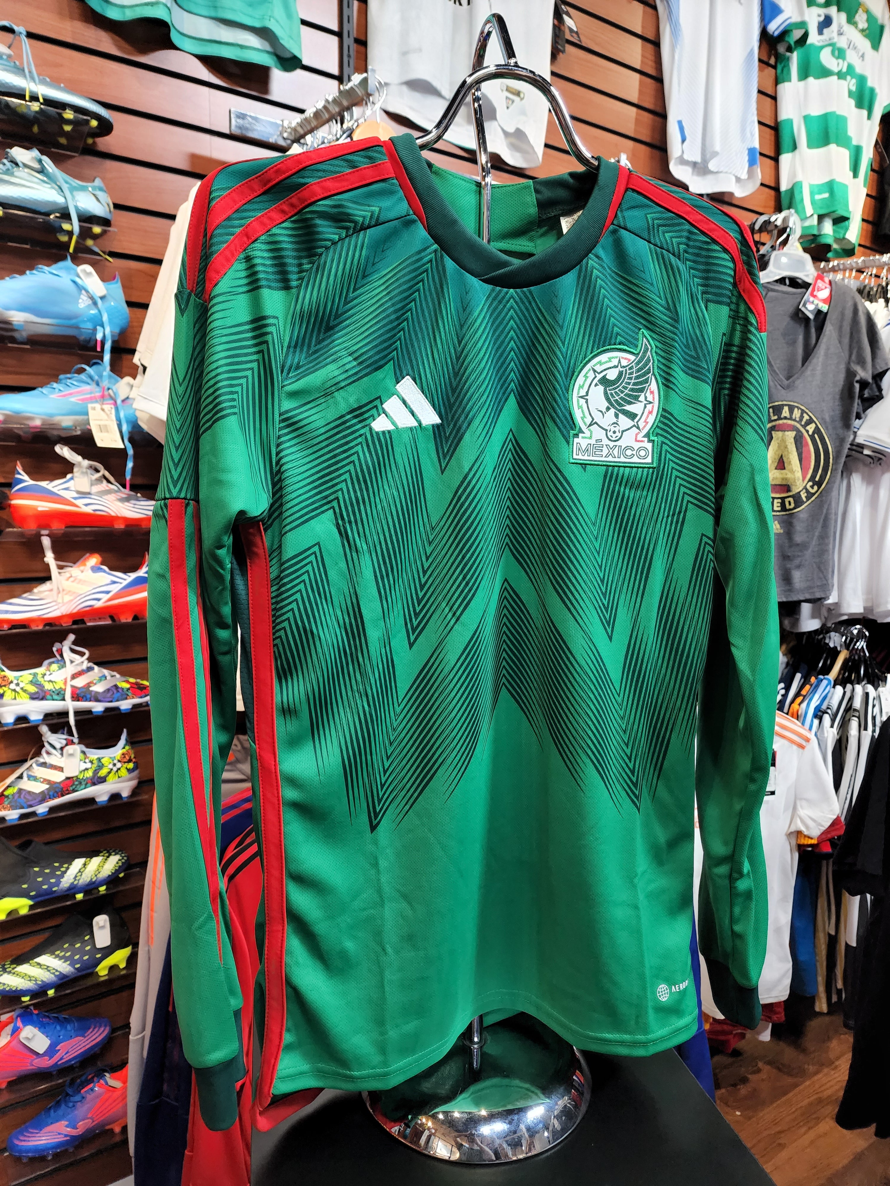 ADIDAS Mexico Home Jersey L S 22 23 SOCHE8850 Soccer Corner Store